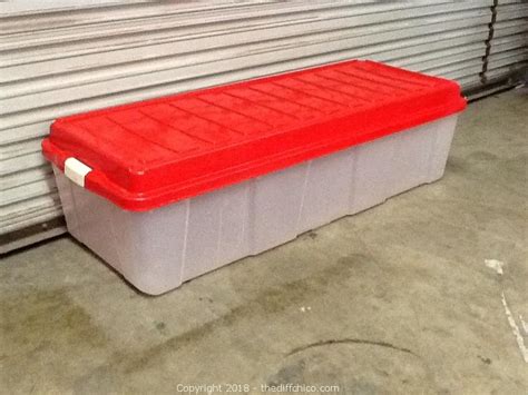 6 ft metal storage box|extra long plastic storage bins.